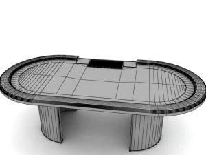 ポーカーテーブル 3Dモデル