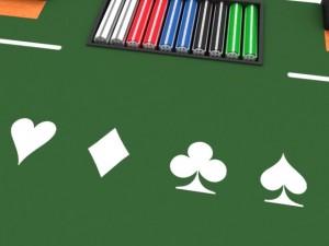 poker table 3D Model