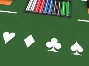 ポーカーテーブル 3Dモデル