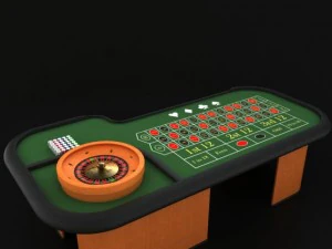 roulete table 3D Model