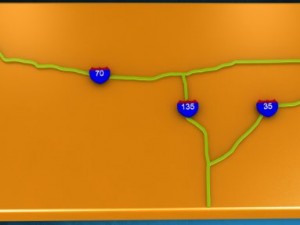 usa states 3D Модель