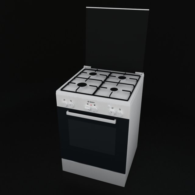 bosh gas stove Modèle 3D .c4d .max .obj .3ds .fbx .stl .blend 