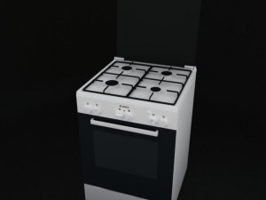 bosh gas stove 3D Model