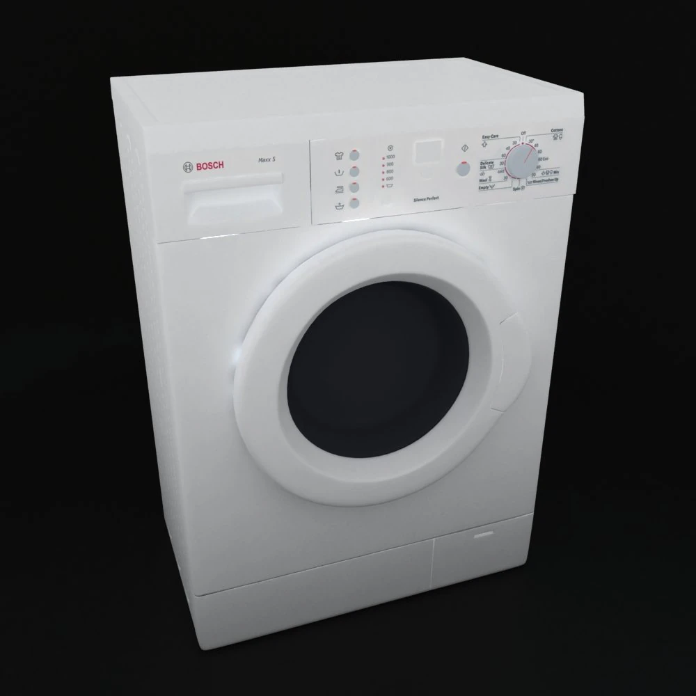 bosch çamaşır makinesi 3D Model .c4d .max .obj .3ds .fbx .stl .blend