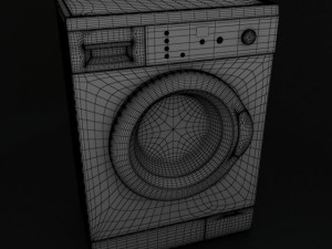 bosh wash machine Modelo 3D