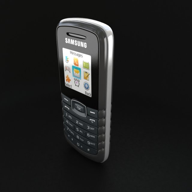 cell phone samsung e1081 Modèle 3D .c4d .max .obj .3ds .fbx .stl .blend 