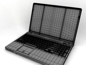 laptop sony vaio 3D Model