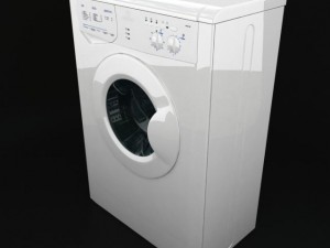 wash machine indesit wiun 82 3D Model