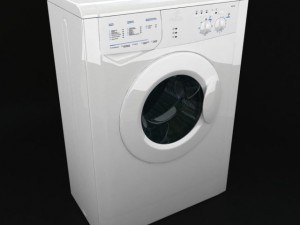 wash machine indesit wiun 82 3D Модель