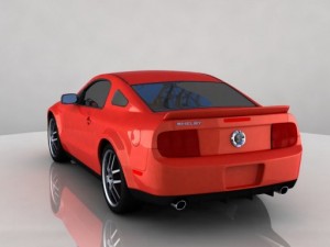 shelby gt 500 3D Model