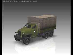 ww2 studebaker track 3D मॉडल