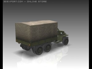 ww2 studebaker track 3D मॉडल