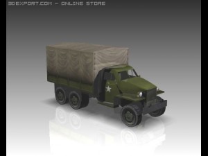 ww2 studebaker track 3D मॉडल