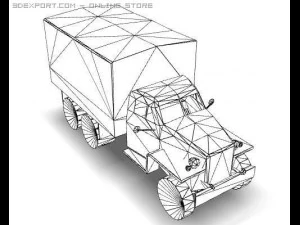 ww2 studebaker track 3D Model
