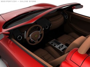 ferrari f430 spider 3D मॉडल