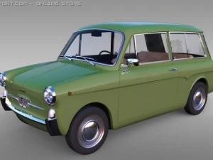 Autobianchi Bianchina Panoramica 3D Model