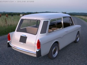 Autobianchi Bianchina Panoramica 3D 模型