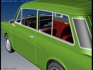 Autobianchi Bianchina Panoramica 3D Model