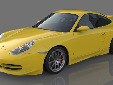 Porsche 911 996 GT3 Modèle 3D