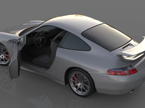 Porsche 911 996 GT3 3D Model