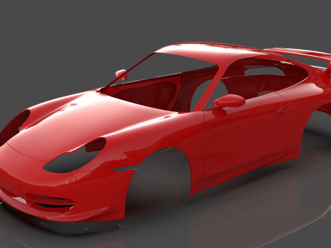 Porsche 911 996 GT3 Model 3D