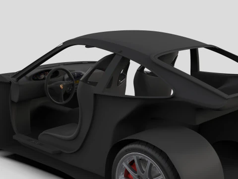 Porsche 911 996 GT3 3D Model
