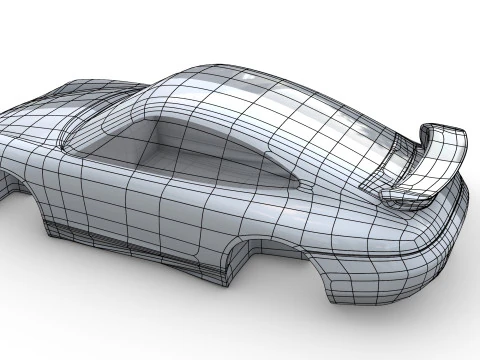 Porsche 911 996 GT3 3D Model