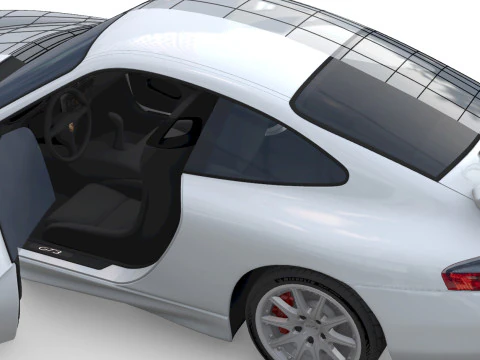 Porsche 911 996 GT3 3D Model