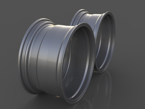 Wheels original Porsche 911 996 GT3 - couple front rear Model 3D