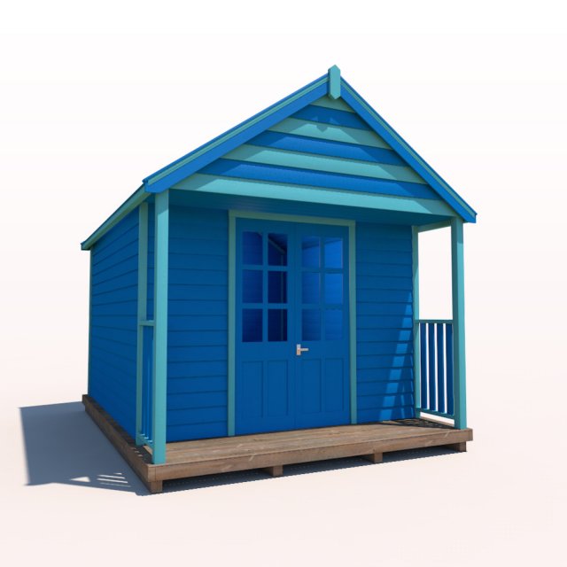 beach hut 3D-Modell .c4d .max .obj .3ds .fbx .stl .blend 