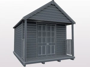 beach hut 3D Model