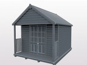beach hut 3D Model