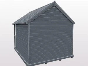 beach hut 3D Model