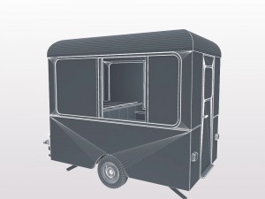 ice cream trailer 3D मॉडल
