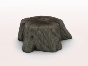 old tree stump 3D Model