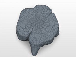 old tree stump 3D मॉडल