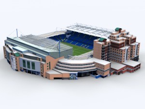 stamford bridge stadium 3D Model