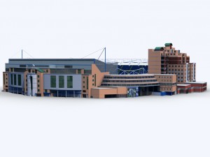 stamford bridge stadium 3D Model