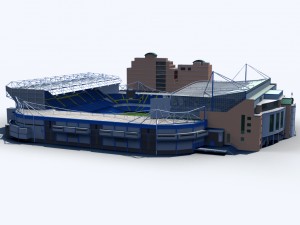 stamford bridge stadium 3D Model
