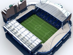 stamford bridge stadium 3D Model