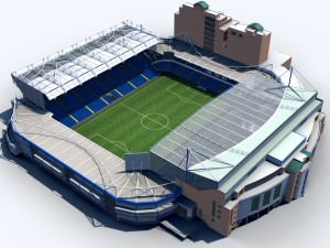 stamford bridge stadium 3D Model