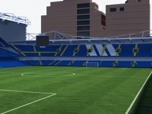 stamford bridge stadium 3D Model