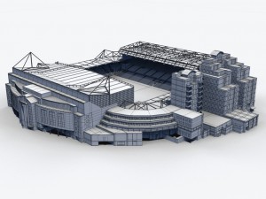stamford bridge stadium 3D Model