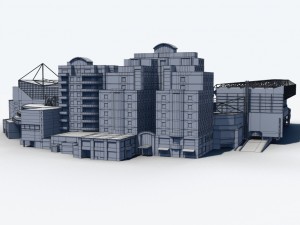 stamford bridge stadium 3D Model
