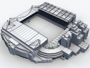 stamford bridge stadium 3D Model
