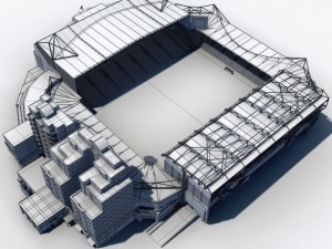 stamford bridge stadium 3D Model