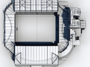 stamford bridge stadium 3D Model
