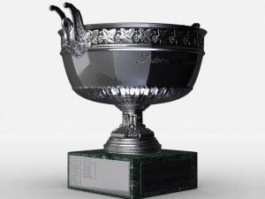 roland garros mens trophy 3D Model