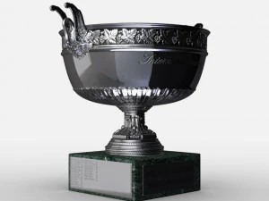 roland garros mens trophy 3D Model