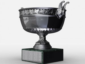 roland garros mens trophy 3D Model